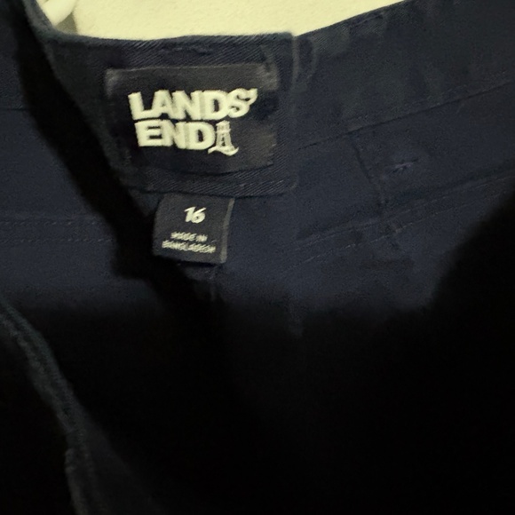 Lands' End Women's High Rise Chino Utility Straight Leg Pants size 16 lot of 2 - Picture 3 of 3